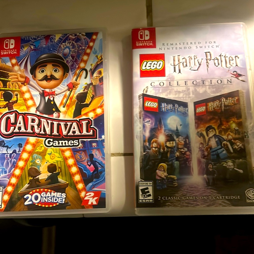 Carnival Games / Harry Potter Lego Nintendo Switch